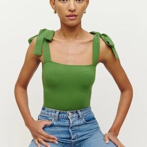 Reformation Canyon Tie Strap Tank Top